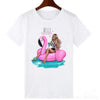 Summer Women  T-shirt 2019 Fashion Thin Section T Shirt Harajuku Printed Tshirt Leisure Streetwear Female Clothing