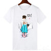 Summer Women  T-shirt 2019 Fashion Thin Section T Shirt Harajuku Printed Tshirt Leisure Streetwear Female Clothing