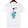 Summer Women  T-shirt 2019 Fashion Thin Section T Shirt Harajuku Printed Tshirt Leisure Streetwear Female Clothing