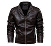 Mountainskin Men's Leather Jacket Winter Autumn Mens Motorcycle PU Coat Warm Fashion Slim Outwear Male Brand Clothing SA812