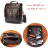 Quality Original Leather Male Casual Shoulder Messenger bag Cowhide Fashion Cross-body Bag 8