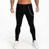 GINGTTO Jeans Men Elastic Waist Skinny Jeans Men 2020 Stretch Ripped Pants Streetwear Mens Denim Jeans Blue