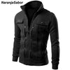 NaranjaSabor Spring Autumn Men's Cardigan Multi Button Hoodies Fashion Sweatshirt Casual Male Tracksuits Men Brand Clothing N432