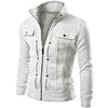 NaranjaSabor Spring Autumn Men's Cardigan Multi Button Hoodies Fashion Sweatshirt Casual Male Tracksuits Men Brand Clothing N432