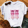 2019 New Fashion Graphic Print T Shirts Women Vogue Tshirts Casual Short Sleeves Tops Tees Feamle Clothing