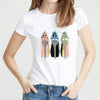 2019 New Fashion Graphic Print T Shirts Women Vogue Tshirts Casual Short Sleeves Tops Tees Feamle Clothing