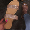 Women Summer Flat Bling Slippers Ladies Crystal Soft Flip Flops Female Outdoor Casual Beach Shoes Woman Slides New Fashion 2020
