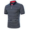 Men Polo Men Shirt Short Sleeve Polo Shirt Contrast Color Polo New Clothing Summer Streetwear Casual Fashion Men tops