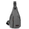 Male Shoulder Bag USB Charging Crossbody Chest Bag For Men Anti Theft Chest Waist Pack Trip Messenger Bags Single Strap Back Bag