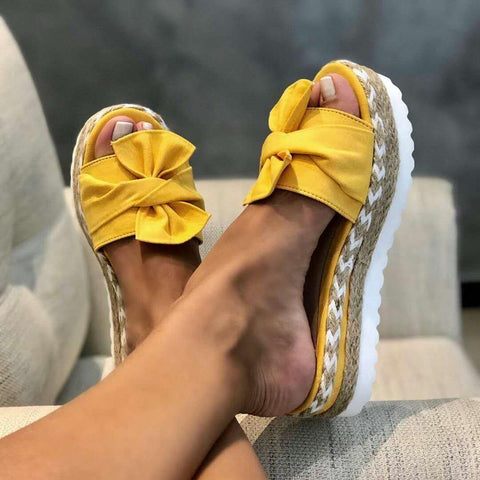 VIP LINK For Bow-Knot sandals 2020 Summer Fashion slippers with thick soles platform Female Floral Beach Shoes Flip Flops
