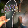 Women Summer Flat Bling Slippers Ladies Crystal Soft Flip Flops Female Outdoor Casual Beach Shoes Woman Slides New Fashion 2020