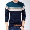 2020 Fashion Casual Clothing Social Fitness Bodybuilding Striped T Shirts Men T-shirt Jersey Tee Shirt Pullover Sweater Camisa