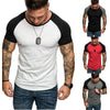 2020 New Fashion Men Short Sleeve Cotton t-shirt Summer Casual Gyms Fitness Bodybuilding T shirt Male Slim Tees Tops Clothing