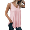 Plus Size 5XL Summer Fashion Casual Pure Color Tops Camis Vest Tee Top Female Women's Sleeveless Shirt Blusas Femininas Clothing