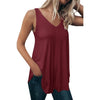 Plus Size 5XL Summer Fashion Casual Pure Color Tops Camis Vest Tee Top Female Women's Sleeveless Shirt Blusas Femininas Clothing
